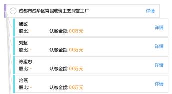 成都市成華區南國玻璃工藝深加工廠綜合信息解讀 工商、信用、財務與聯絡指南